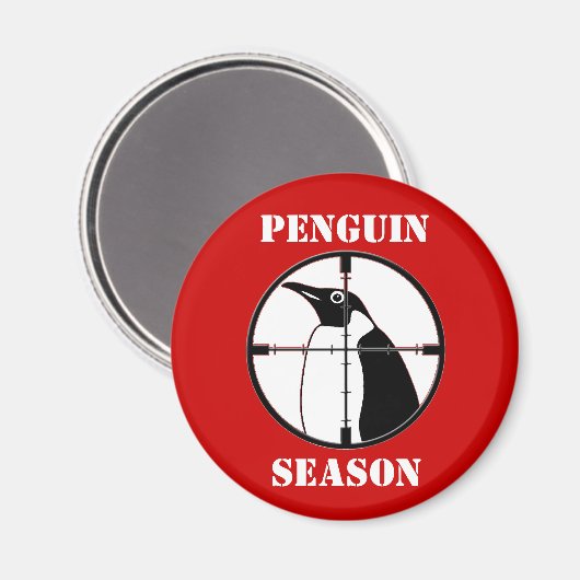 Pinguïnseizoen Magneet (Voorkant / Achterkant)