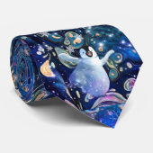 Pinguïnsneeuw maakt Stropdas. Stropdas (Opgerold)