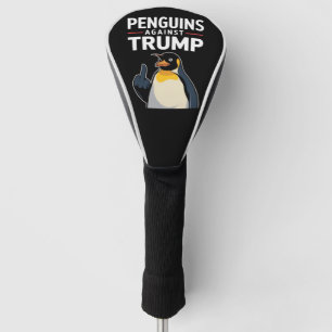 Pinguïnsvleugels omhoog verzetten pinguïns tegen T Golfheadcover