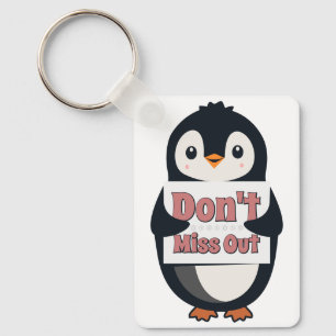 Pinguïnteken: Mis niet Sleutelhanger