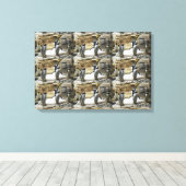 Pinguïnvogel Canvas Afdruk (Insitu (Houten vloer))