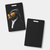 Pinguïnzonnebril Badge (Voor- en achterkant)