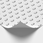 pinguïstisch keizerdier cadeaupapier (Hoek)