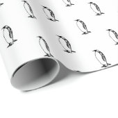 pinguïstisch keizerdier cadeaupapier (Rol Hoek)