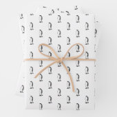 pinguïstisch keizerdier inpakpapier vel (In situ)