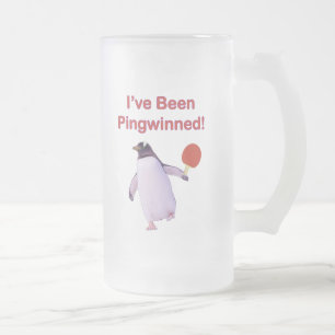 Pingwinned Penguin Ping Pong Matglas Bierpul