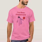 Pingwinned Penguin Ping Pong T-shirt (Voorkant)