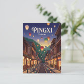 Pingxi Taiwan Briefkaart (Staand voorkant)