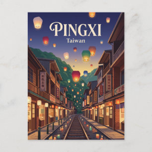 Pingxi Taiwan Briefkaart