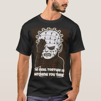 Pinhead gezicht palm t-shirt