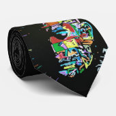 Pinhead Hellraiser Synesthesia Painting Stropdas (Opgerold)