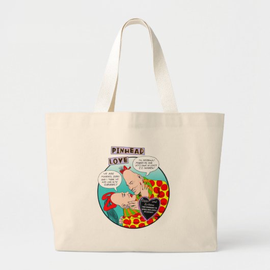 Pinhead Love Tot Bag Grote Tote Bag (Voorkant)
