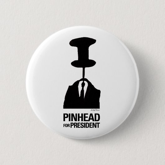 Pinhead voor President Ronde Button 5,7 Cm (Voorkant)