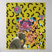 Pinheaded Memphis Design Project 2025 Poster (Voorkant)