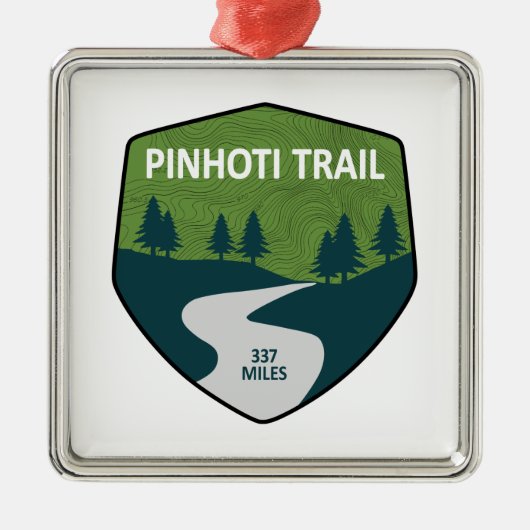 Pinhoti Trail Alabama Georgia Metalen Ornament (Voorkant)