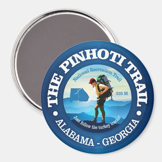 Pinhoti Trail (C) Magneet (Voorkant / Achterkant)