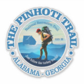 Pinhoti Trail (C) Sticker (Voorkant)