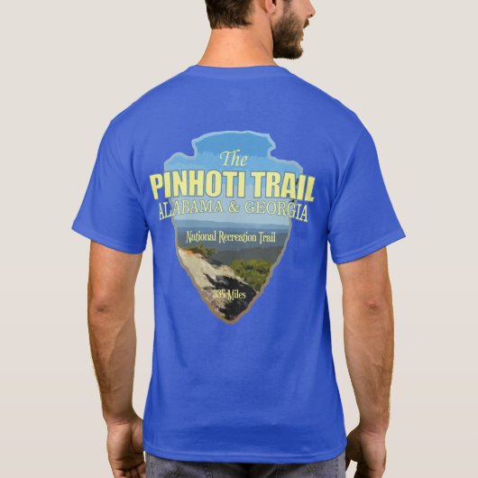 Pinhoti Trail (pijlpunt) T-shirt (Achterkant)