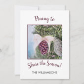 Pining to Share the Kerstseizoen Feestdagenkaart (Voorkant)