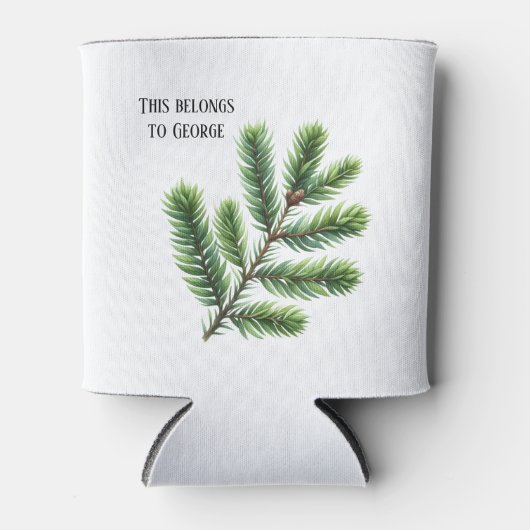 Pining voor het buitenleven gepersonaliseerd blikjeskoeler (Voorkant)