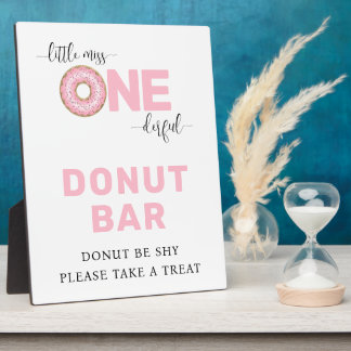 Pink 1st Birthday Mom-osa Bar  Fotoplaat