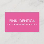 PINK 4stippen Visitekaartje (Voorkant)