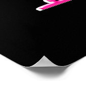 PINK 50- EN FABULOUS BIRTHDAY-ONTWERP POSTER (Hoek)