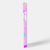 Pink 80s Memphis Geometric Pattern Case-Mate iPhone Case (Achterkant / Links)