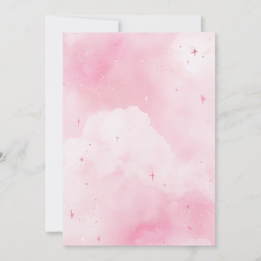 Pink A Baby is het brouwen van Halloween Baby show Kaart (Achterkant)