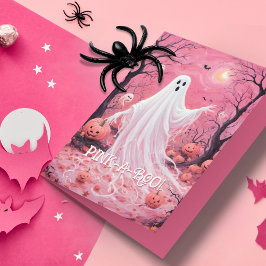 Pink-a-Boo spookachtige Halloween Kaart