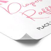 Pink A Little Ray of Sunshine Diaper Raffle Poster (Hoek)