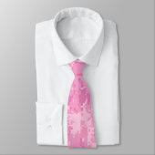 Pink ACU Camo Camouflage Girly Digital Mens Tie Stropdas (Gebonden)