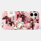 Pink Aesthetic Hello Kitty iPhone 16 Plus Case (Achterkant (horizontaal))