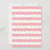 Pink African American Girl First Heilige Communie Kaart (Achterkant)