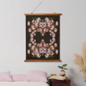 Pink African Daisy Flowers Abstract Hangend Wandkleed (Slaapkamer)