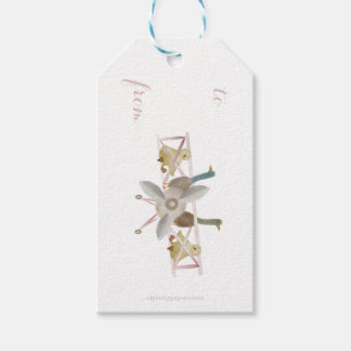 Pink Airplane Gift Tag  Cadeaulabel