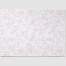 Pink Allure Blush Feminine Packaging Style Tissuepapier