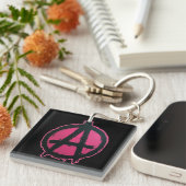 Pink and anarchy. sleutelhanger (Voorkant Rechts)