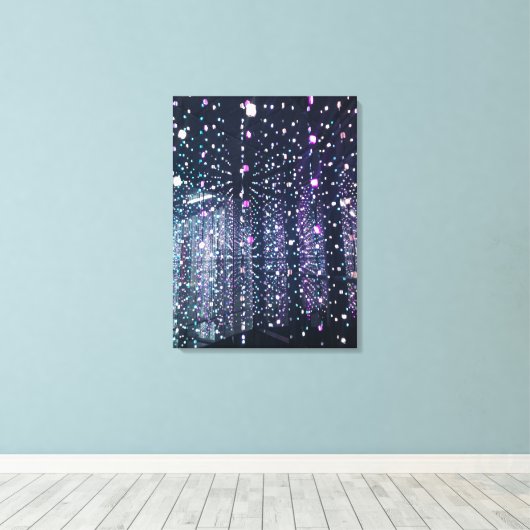 Pink and Black Canvas Afdruk (Insitu (Houten vloer))