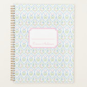 Pink and Blue Floral Grandmillennial Planner (Voorkant)
