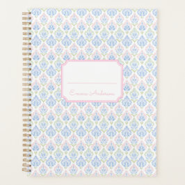 Pink and Blue Grandmillennial Planner