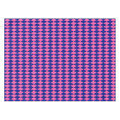 Pink and Blue Harlequin Checkered Design  Tafelkleed (Voorkant (Horizontaal))
