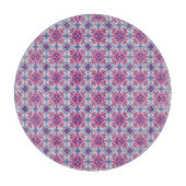 Pink and Blue Tile Design Snijplank (Voorkant)
