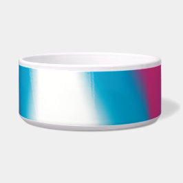 Pink and Blue Waves Voerbakje