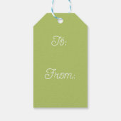 Pink and Blue Wildflower Easter Rabbit Cadeaulabel (Achterkant)