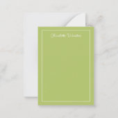 Pink and Blue Wildflower Easter Rabbit Notitiekaartje (Achterkant)