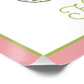 Pink and Blue Wildflower Easter Rabbit Perfect Poster (Hoek)