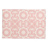 Pink And Cream Farmhouse  Kussensloop (Achterkant-Links)