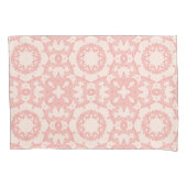 Pink And Cream Farmhouse  Kussensloop (Voorkant-Links)