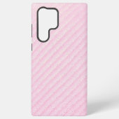 Pink and Glitter Diagonal Stripe Phone Case Samsung Galaxy Hoesje (Achterkant)